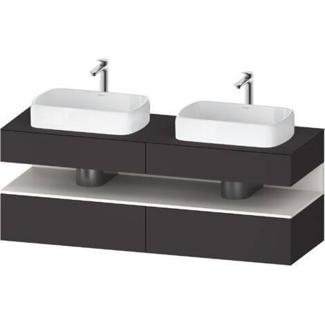 Duravit Collection One Meuble sous-vasque sur console, 2 tiroirs, (1/2)