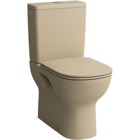 Laufen – WC au sol Vario 650x360mm Rimless céramique sanitaire – Pour chasses d'eau apparentes – H8240810180001