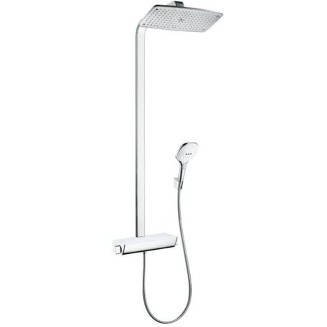 hansgrohe Raindance E Showerpipe 1jet, avec thermostat, EcoSmart,