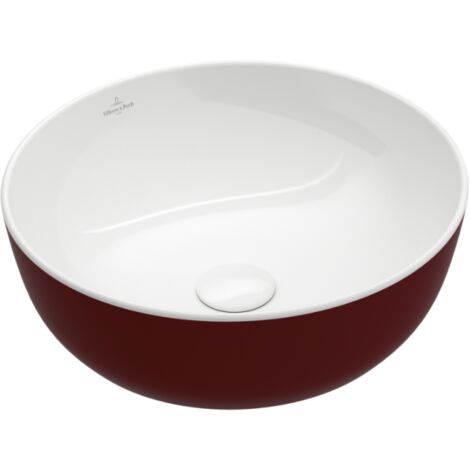 Villeroy & Boch Artis, lavabo à poser, rond, sans trop-plein,
