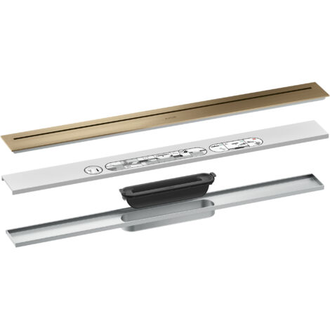 hansgrohe AXOR Drain, set de finition pour caniveau, 700mm,