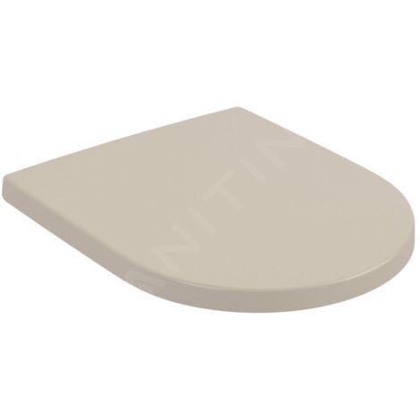Villeroy & Boch Subway 3.0 - Abattant de WC, SoftClosing, CeramicPlus, Amande 8M42S1AM
