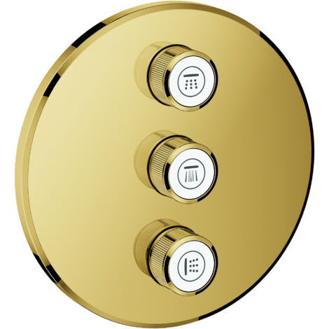 Grohe Grohtherm SmartControl vanne à 3 voies dissimulée, rosace
