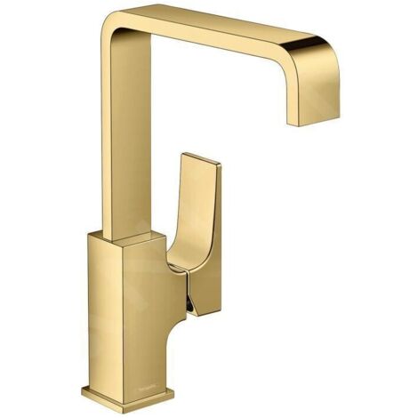 Hansgrohe Metropol - Mitigeur de lavabo avec bonde Push-Open, aspect doré poli 32511990