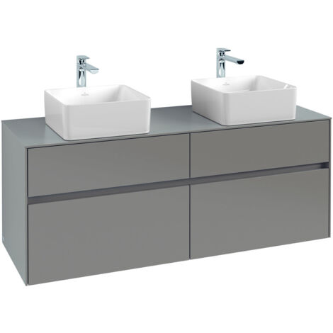 Villeroy & Boch Collaro Meuble sous-lavabo, pour 2 lavabos,