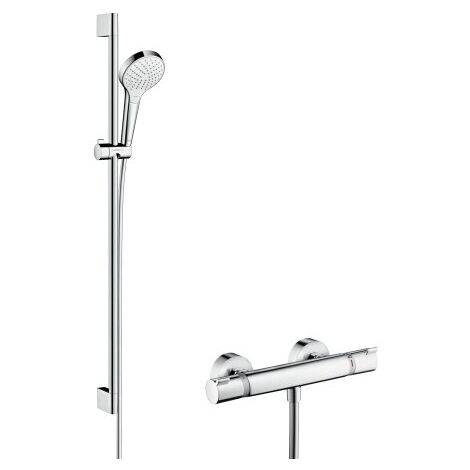Blanc/Chrome Hansgrohe Hansgrohe Croma Select E Douchette à main Vario seule 