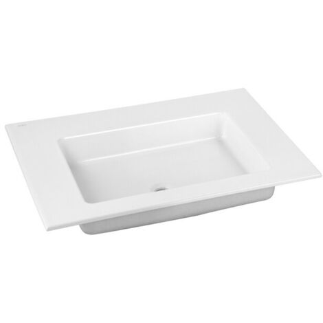 Lavabo en céramique ROYAL 60 705 x 17 x 538 mm sans trou pour robinet, sans trop-plein blanc KEUCO