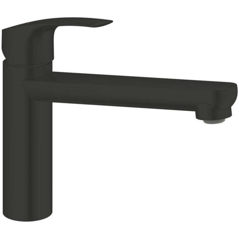 GROHE 30 463 243 EUROSMART Monomando de fregadero 1/2" negro mate - ref: 30 463 243 (1/2)