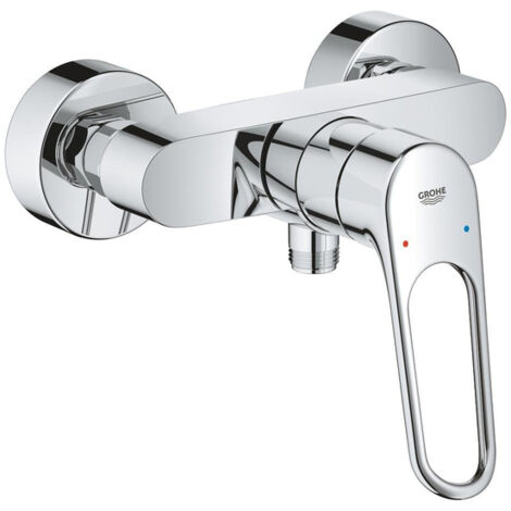 EH-Bouteille de douche Eurosmart 252423 Montage mural levier ouvert chromé (1/4)