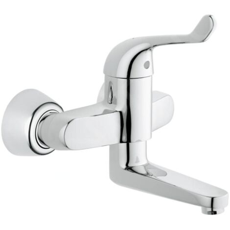 GROHE Mitigeur thermostatique de sécurité lavabo Euroeco Special 32792 mural saillie 197mm chrome, 32792000 (1/4)