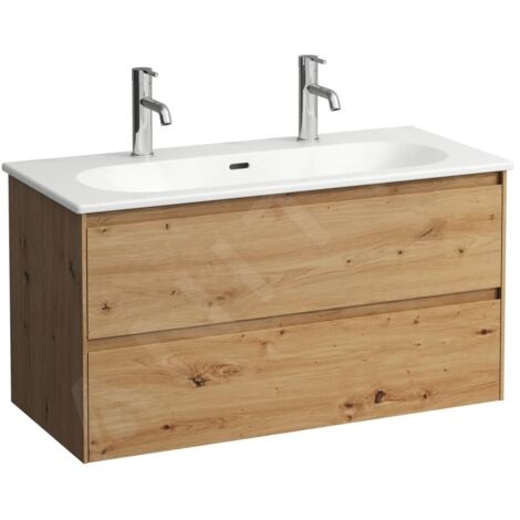 LAUFEN LUA Set LANI Set complet, lavabo 2 trous pour robinetterie (1/2)