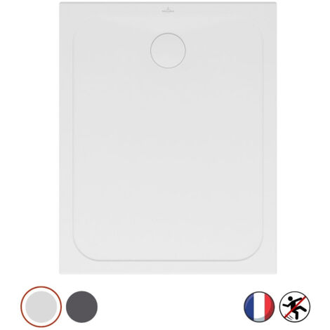 Receveur 100 x 100 VILLEROY ET BOCH Lifetime Plus ceramique rectangle taupe