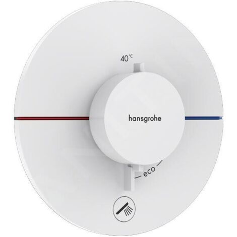 Hansgrohe ShowerSelect Comfort - Mitigeur thermostatique encastré, blanc mat 15562700