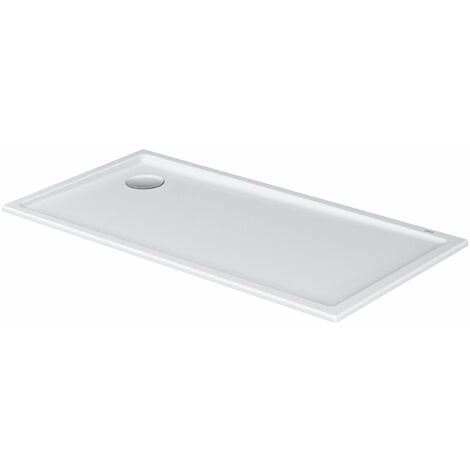 Receveur de douche rectangulaire effet béton blanc ou gris