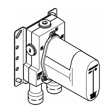 Thermostat encastré Dornbracht, G 1/2, avec pré-étanchéité, kit de pré-montage, 35426970 - 3542697090