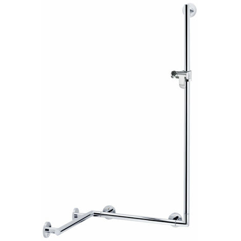 KEUCO PLAN Care main courante de douche avec barre de douche, (1/2)