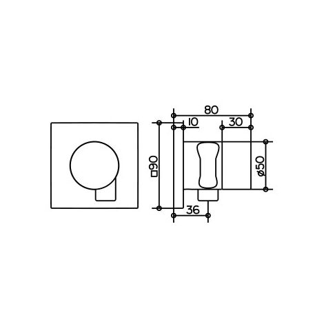 Keuco IXMO Armatur 59557, Vanne Découlement Et Dinversion 2 Voies Avec ...