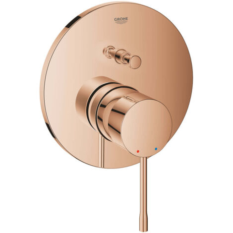 GROHE 24 167 DA1 ESSENCE Monomando con inversor de 2 vías cobre brillo - ref: 24 167 DA1