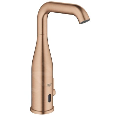 Grohe Essence E - Mitigeur de lavabo électronique infrarouge avec mélangeur et limiteur de température réglable, Warm Sunset