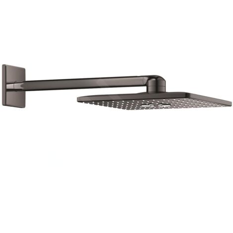 Grohe Rainshower SmartActive Cube - douche de tête 310, bras de douche 430 mm, 2 jets, Hard Graphite 26479A00