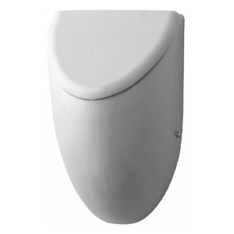 Duravit Urinal Fizz, aspiration par l'arrière, pour couvercle, avec noeud  papillon, Coloris: Blanc - 0823350007