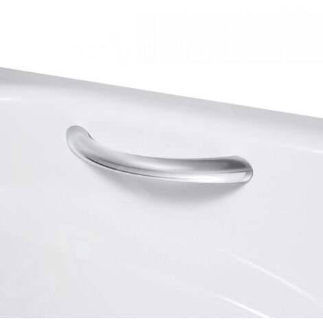 Poignées de baignoire à plateau, universelles, 2 pièces, Coloris: chrome - B080-901