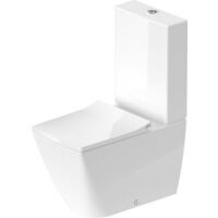 Duravit Viu Stand-WC Combinaison 219109, sans jante, 350x650 mm, lavable à grande eau, Coloris: Blanc - 2191090000