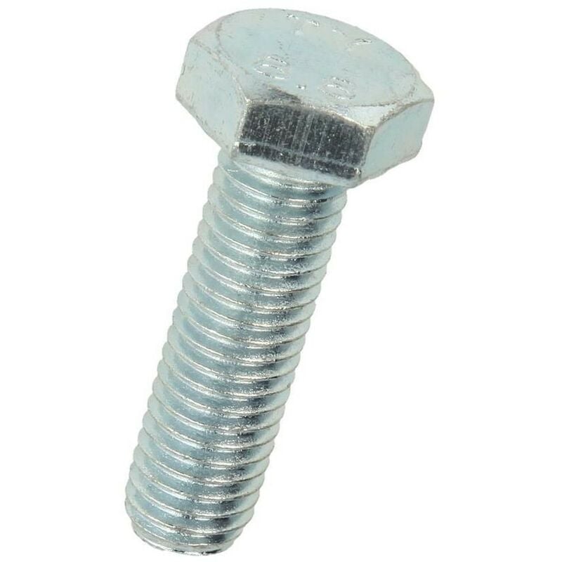 Vis 6 pans acier galvanisé M6 x 50 mm