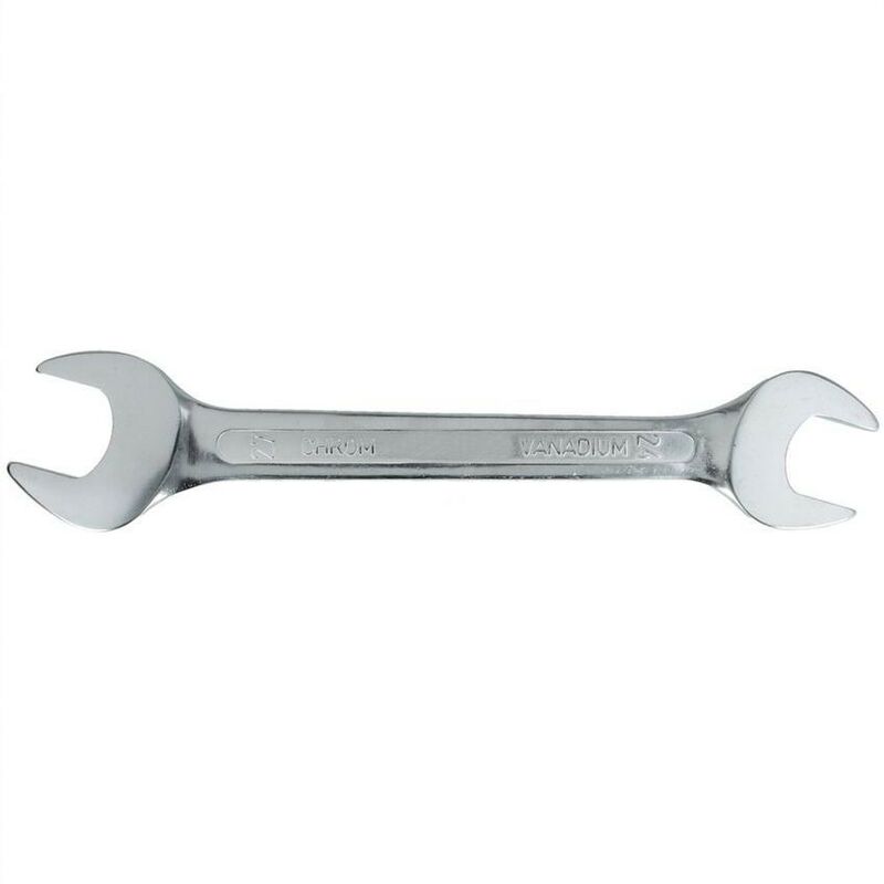 Clé à Fourche Double BRILLIANT TOOLS BT010913 25x28mm - Chromée Mate Chrome Vanadium
