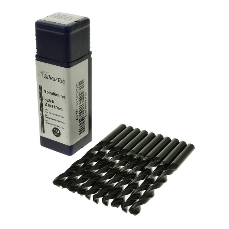 Foret HSS-R 8,0 mm pour acier