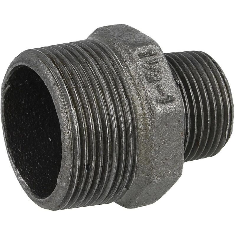 Raccord Union En Fer Malléable Noir 1/2 Pouce - Pour Tuyauterie Gaz Ou Eau - Raccord Fileté Robuste