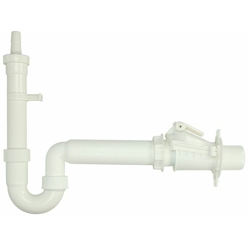 Siphon pour vasque bi-matière joint intégré x 50