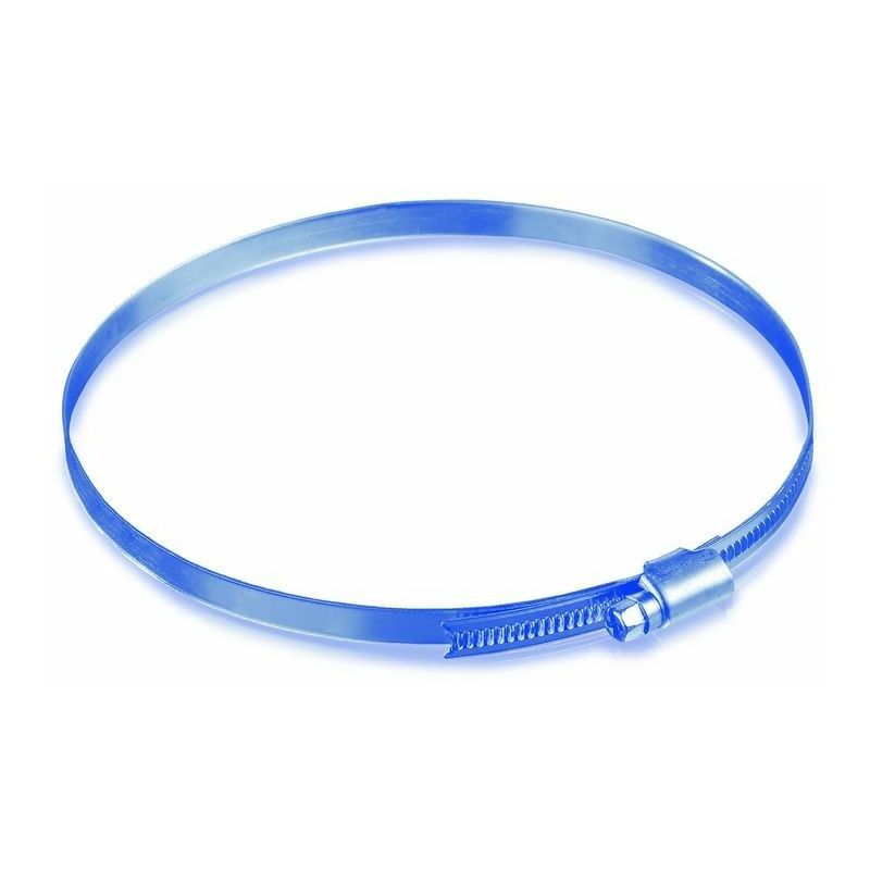 100x collier de serrage plastique 4,8x200mm bleu cranté pour
