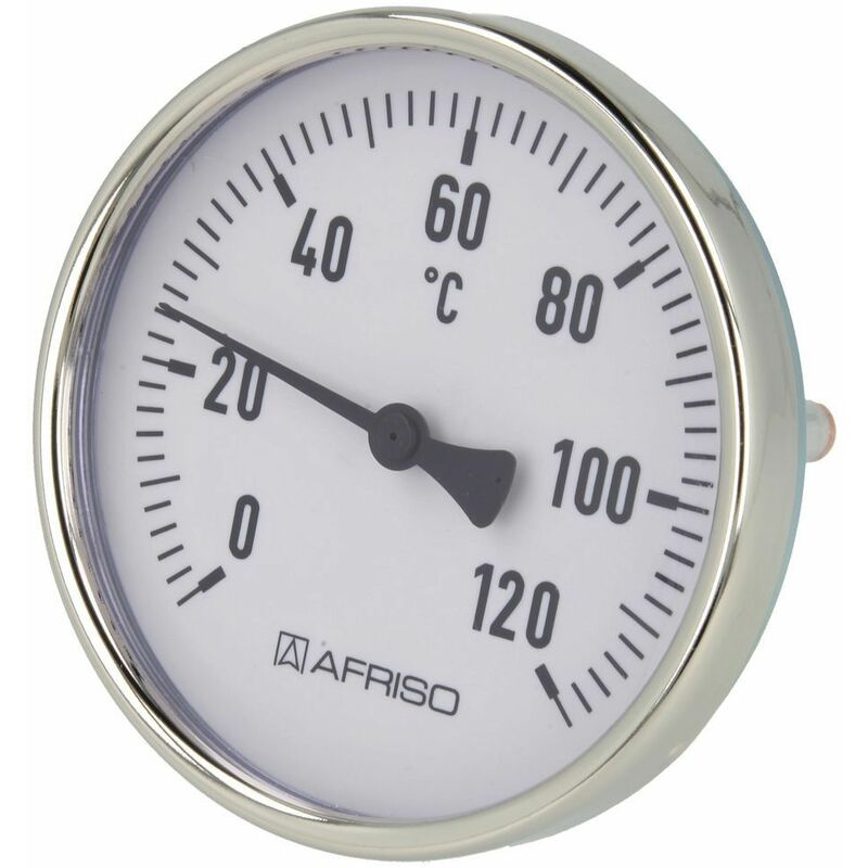 Thermomètre à poser Ø 63 mm 0-120 ° Thermomètre à aiguilles pour