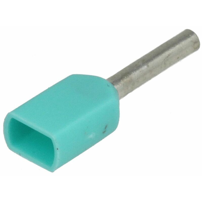 Embout à sertir RS PRO, 0.75mm², Bleu, longueur 8mm