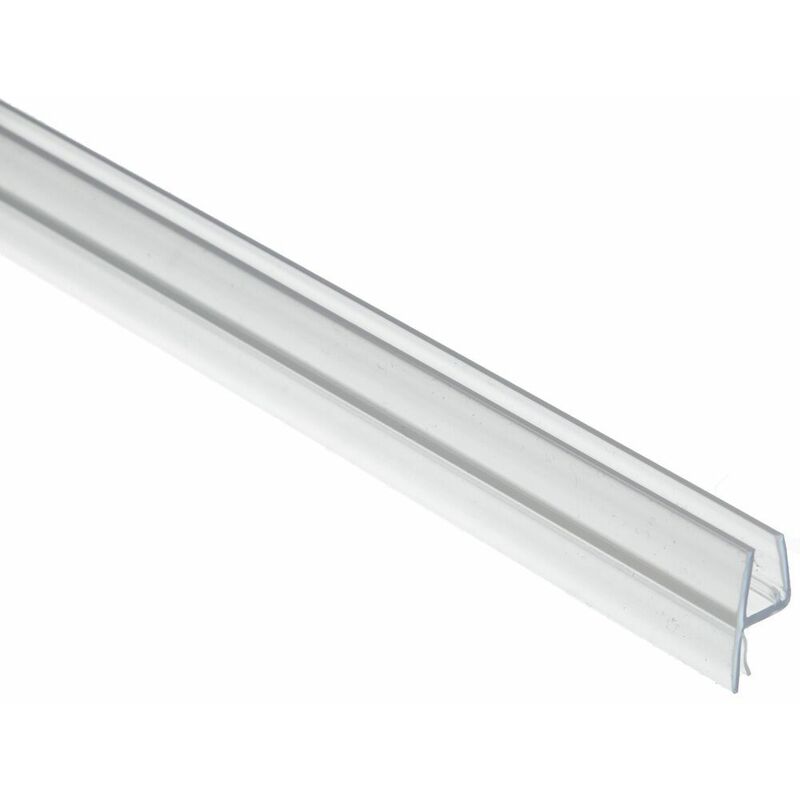 STEIGNER Joint de douche pour paroi en verre, 180cm, vitre 6/7/8mm, joint  d'étanchéité PVC courbé pour les cabines de douche arrondies, UK55