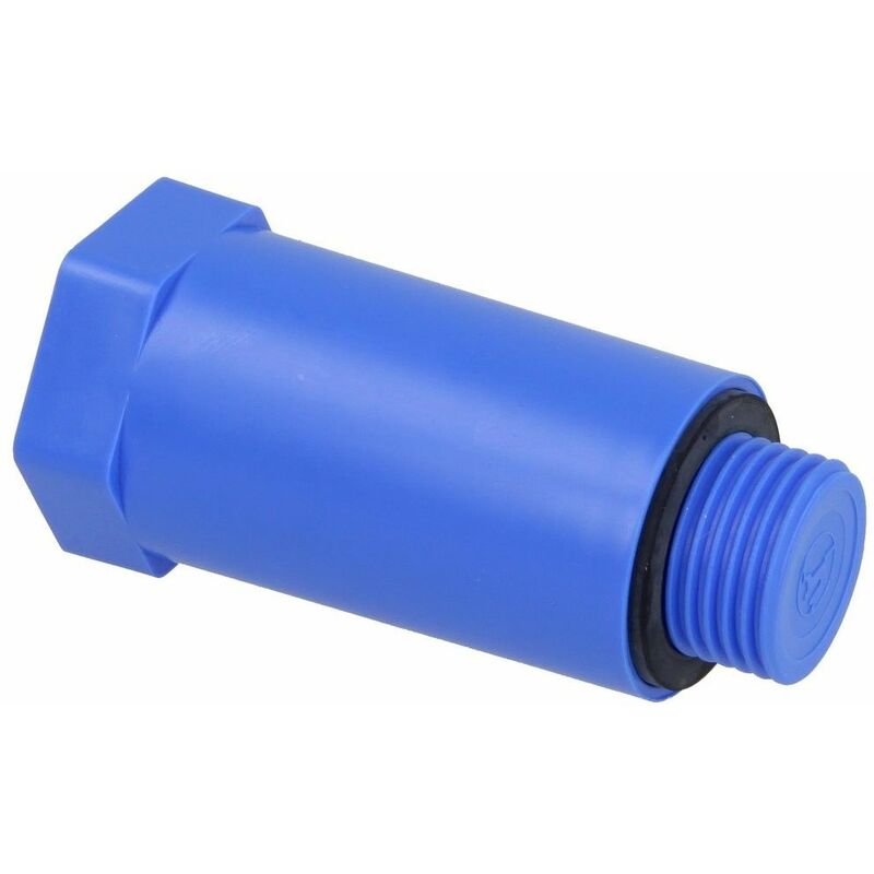 Bouchon Protection robinet DIN Alu Bleu