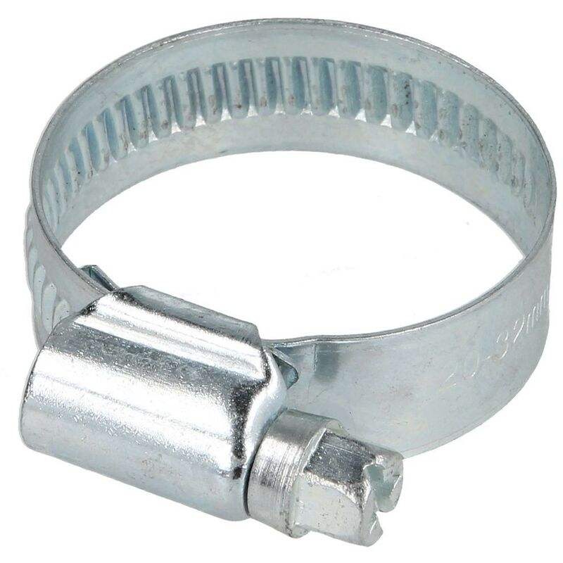 Collier de serrage en Inox 304 à bande non perforée Largeur 12 mm plage de  serrage 