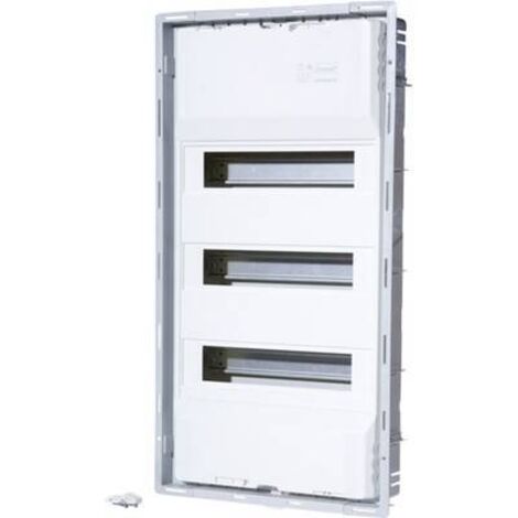Petit coffret de distribution encastré avec bornes à vis 36 + 6 modules (1/3)