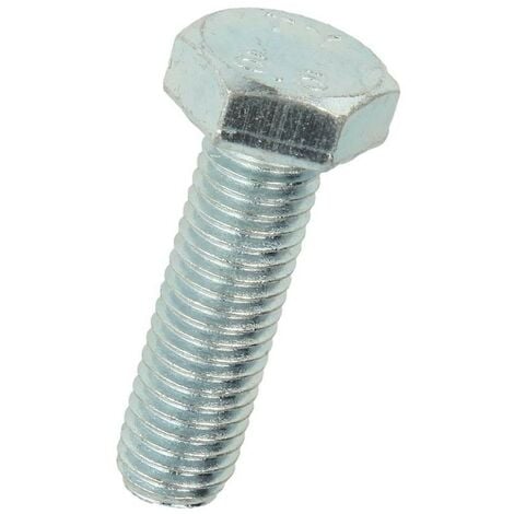 Vis 6 pans galvanisé M6 x 16 mm