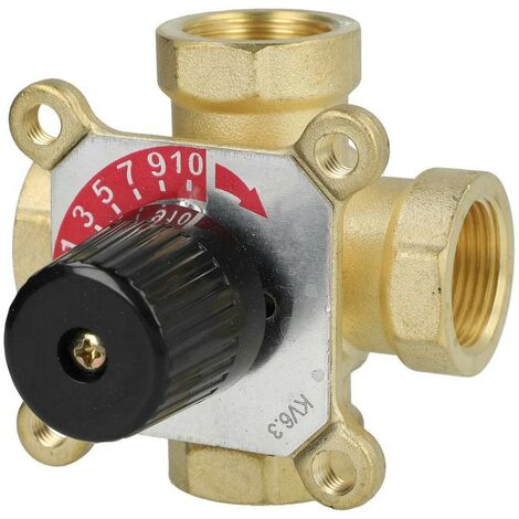 Mélangeur de chauffage 4 voies 3/4" FF (1/3)