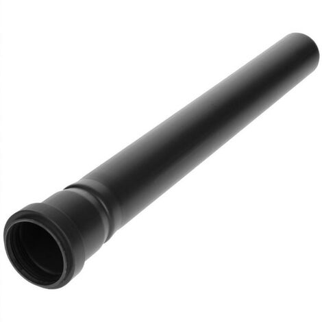 Le Sanitaire – Tube fumées Ø 60 mm x 1000 mm – Tuyau d'échappement droit en plastique – Température max. 120 °C – Pression max. 5000 Pa