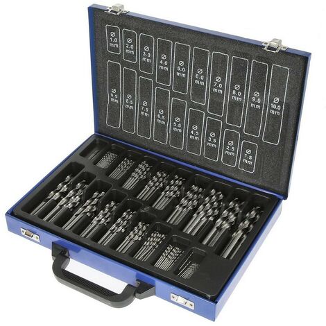Jeu de forets HSS-G pour acier Ø 1 - 10 mm
