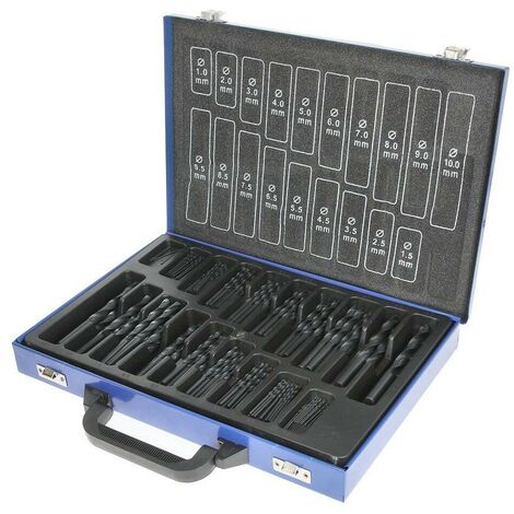 Jeu de forets HSS-R pour acier Ø 1 - 10 mm