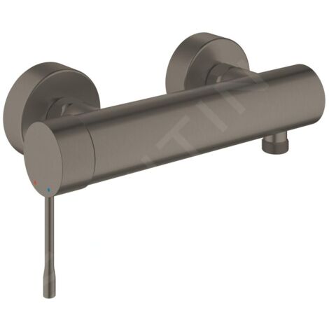 Grohe – Mitigeur de douche encastré haute pression 1/2' FM – Finition hard graphite brossé – Entraxe 150mm – Débit 27 l/min – 33636AL1
