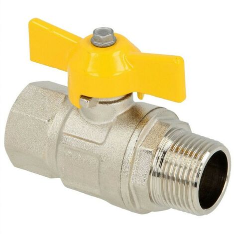 Robinet à bille gaz 1/2" FFFM