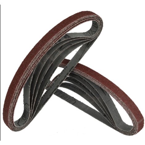 Bandes abrasives 10 x 330 mm grain 40