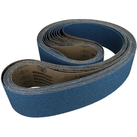 10 Courroies Abrasives Zircone 4x36, Grain 40 - Pour Ponçage Grossier