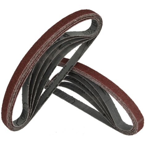 Bandes abrasives 10 x 330 mm grain 60