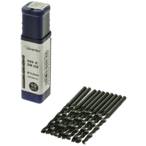 Foret HSS-R 3,2 mm pour acier (1/2)